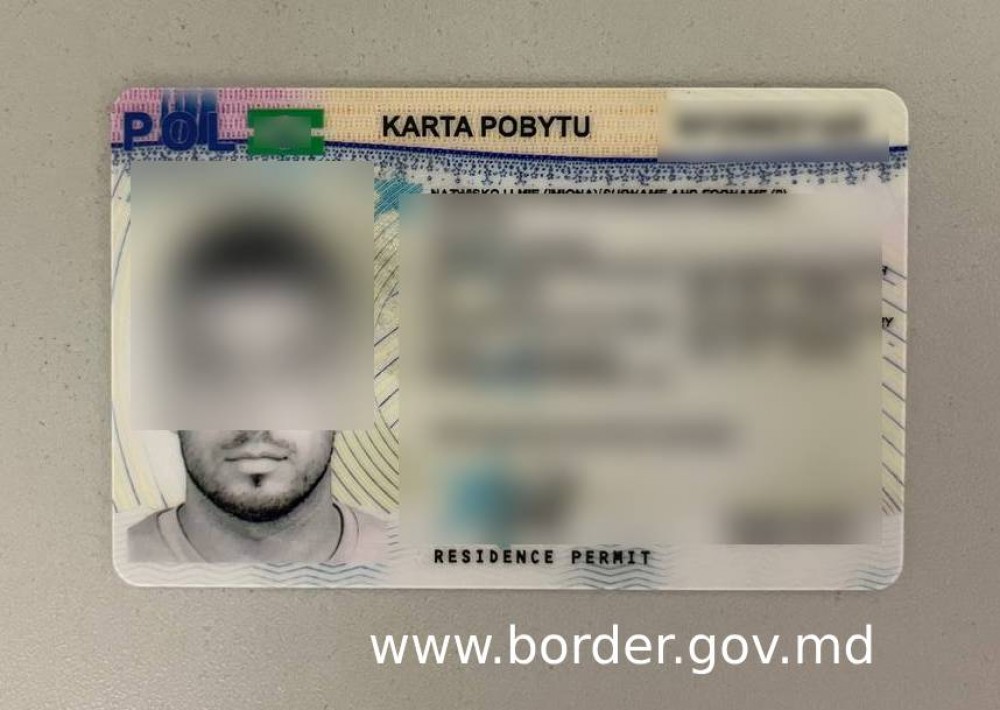Un turc a încercat să intre în Republica Moldova cu un permis de ședere polonez falsificat